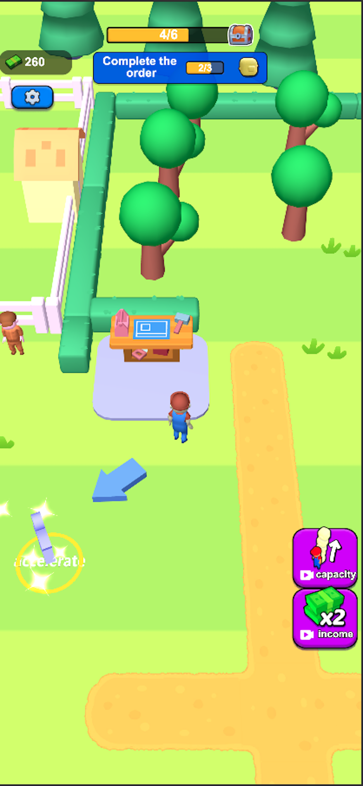 Manage Sheep Farm Screenshot 3 - Adorable sheep character